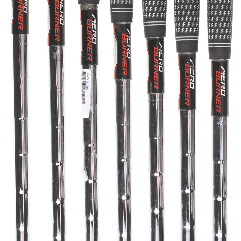 TaylorMade AeroBurner Steel Mens Right Hand Irons 4-PW Standard Regular - Aero Burner Lite 80g