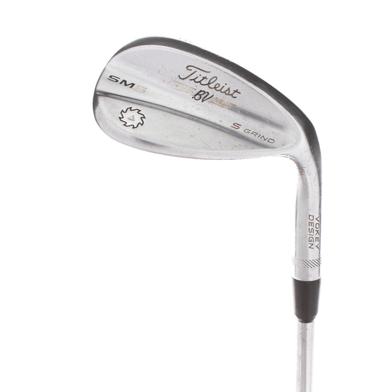 Titleist SM6 Steel Mens Right Hand Lob Wedge 58* 10 Bounce S Grind Stiff - Dynamic Gold Wedge Flex