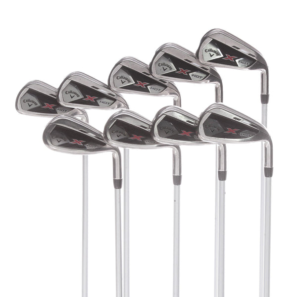 Callaway X Hot Graphite Mens Right Hand Irons 4-SW Senior - X Hot 65g