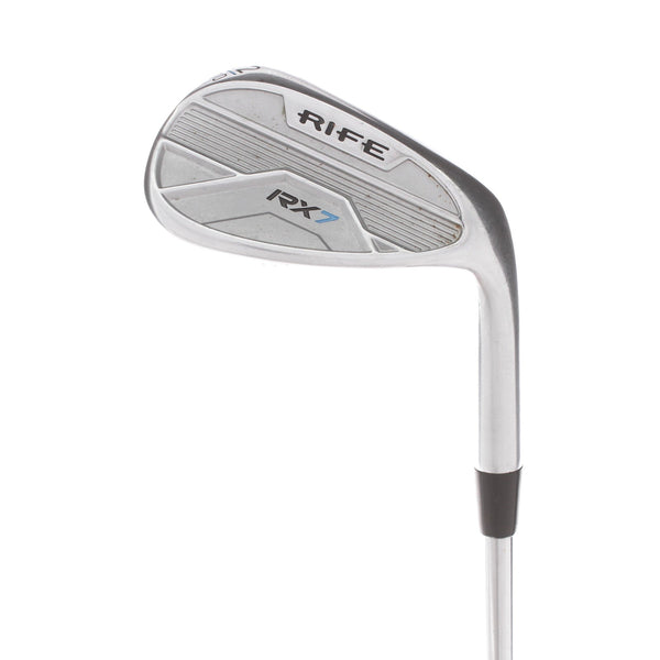 Rife RX-7 Steel Mens Right Hand Gap Wedge 52* 10 Bounce S Grind Wedge Flex - Steel