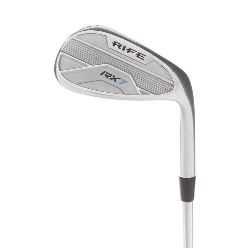 Rife RX-7 Steel Mens Right Hand Gap Wedge 52* 10 Bounce S Grind Wedge Flex - Steel