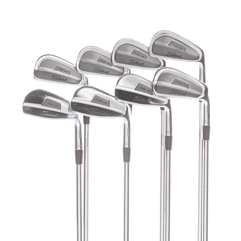 Titleist 735 cm Steel Mens Right Hand Irons 3-PW Stiff - Dynamic Gold