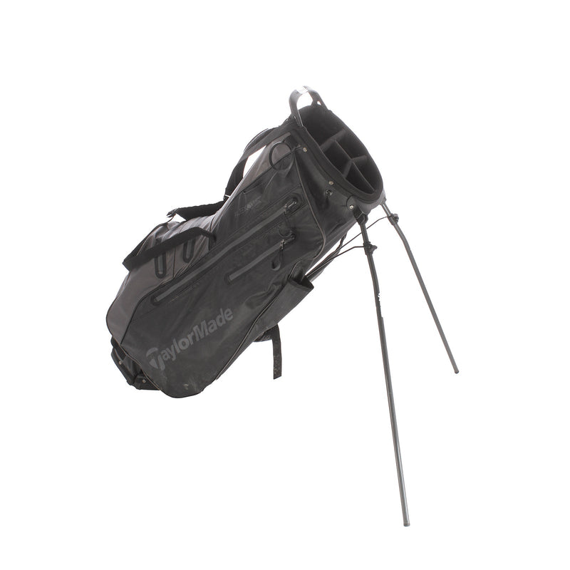 TaylorMade Flex Tech Waterproof Stand Bag - Black/Grey