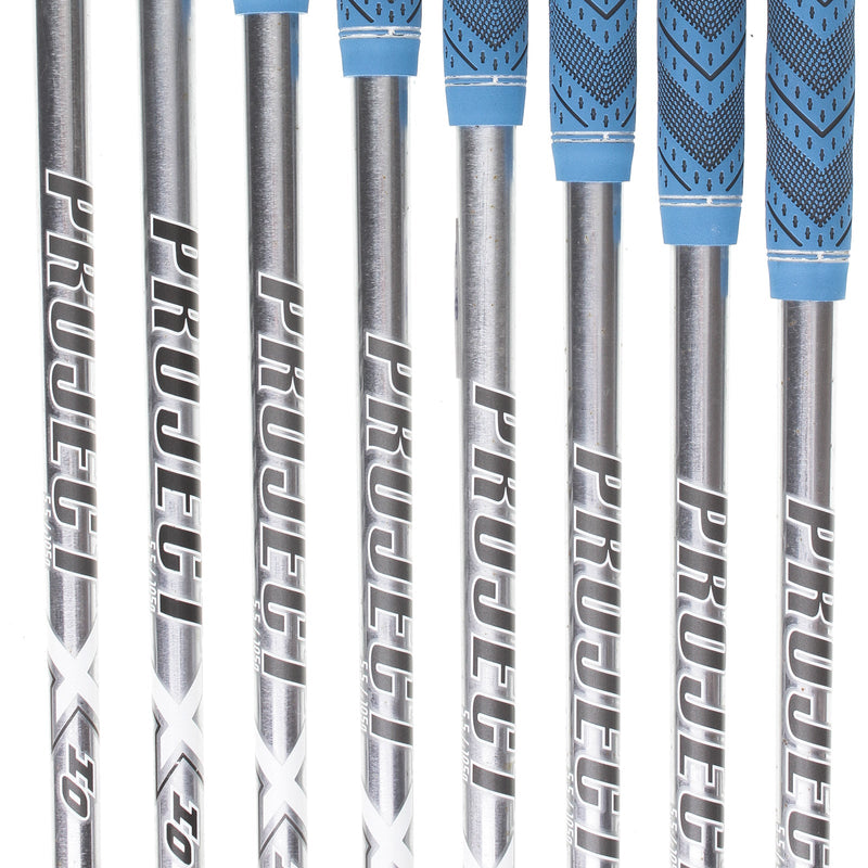 Mizuno 921 Hot Metal Steel Mens Right Hand Irons 4-SW Regular - Project X IO 5.5