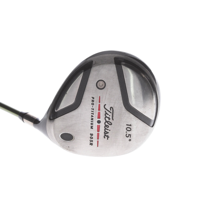 Titleist 905R Graphite Mens Right Hand Driver 10.5* Stiff - aldila NV green