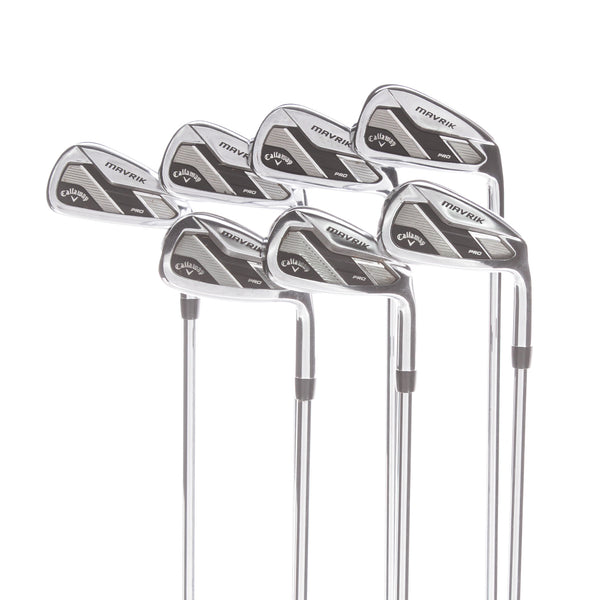 Callaway Mavrik Pro Steel Mens Right Hand Irons 4-PW -0.5" Regular - Elevate