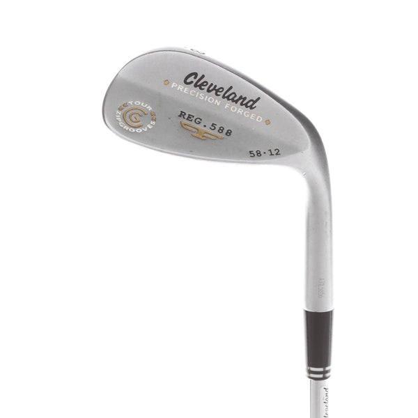Cleveland Reg-588 Steel Mens Right Hand Gap Wedge 58* 12 Bounce S Grind Wedge Flex - Tour Concept