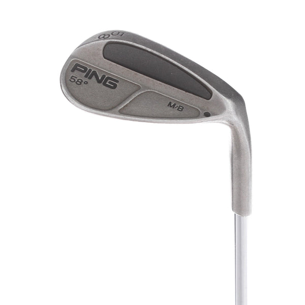 Ping M/P Steel Mens Right Hand Lob Wedge 58* 10 Bounce S Grind Wedge Flex - Steel