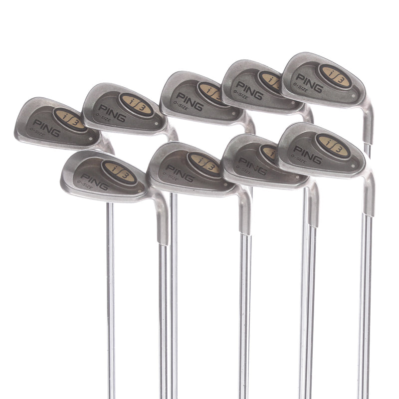 Ping i-3 os Steel Mens Right Hand Irons 3-SW White Dot Regular - ZZ-Lite