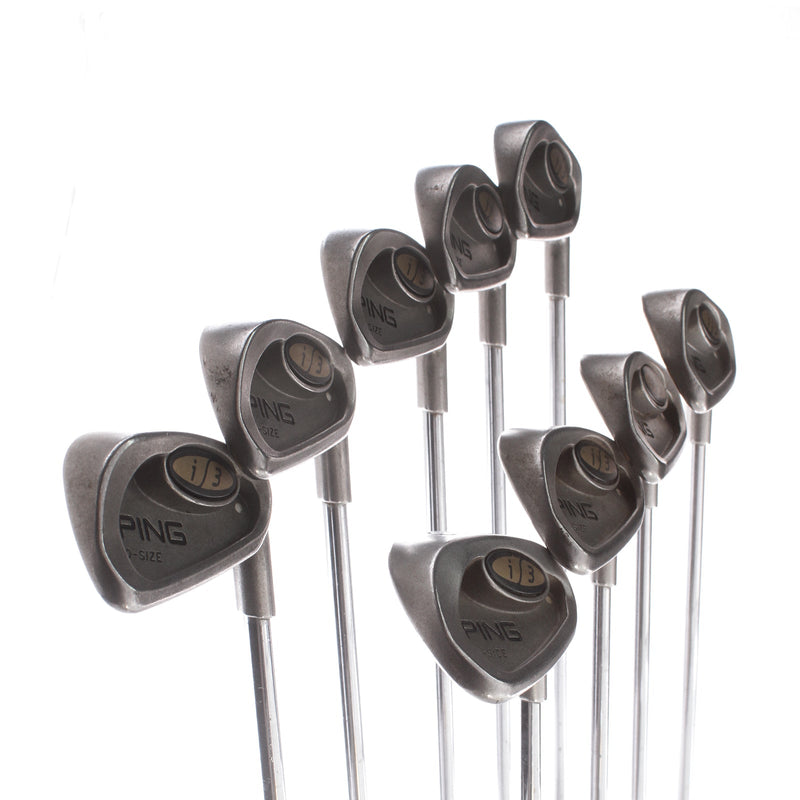 Ping i-3 os Steel Mens Right Hand Irons 3-SW White Dot Regular - ZZ-Lite