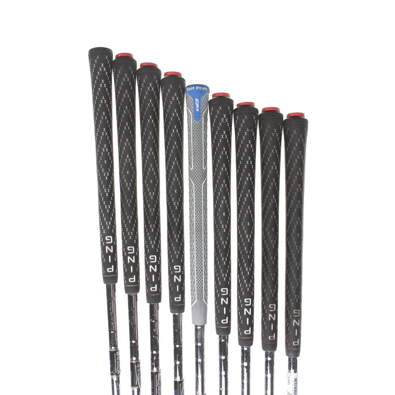 Ping i-3 os Steel Mens Right Hand Irons 3-SW White Dot Regular - ZZ-Lite