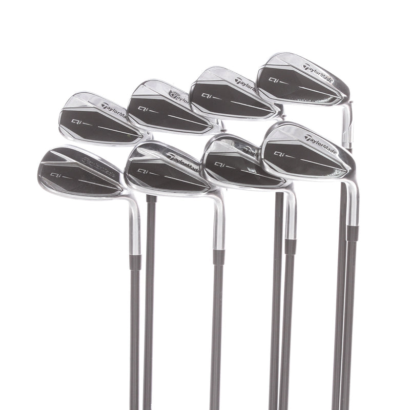 TaylorMade QI10 Graphite Mens Right Hand Irons 5-GW+SW Regular - Ventus Blue