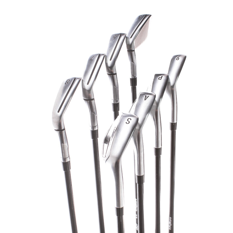 TaylorMade QI10 Graphite Mens Right Hand Irons 5-GW+SW Regular - Ventus Blue