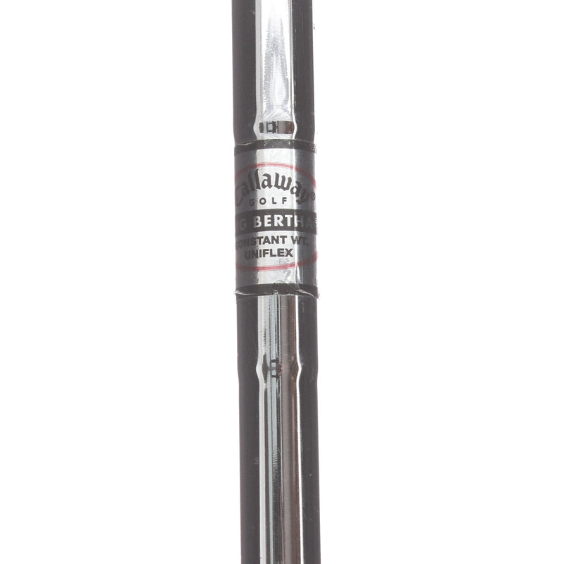 Callaway Big Bertha Steel Mens Right Hand Irons 4-SW Uniflex - Big Bertha