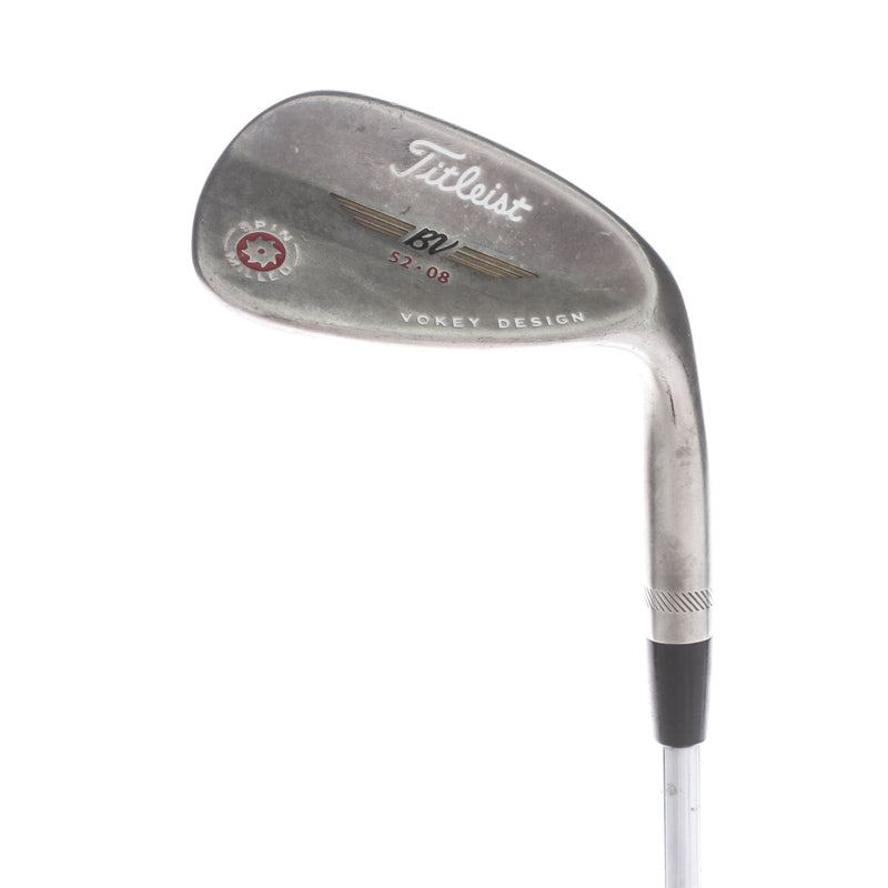Titleist Spin Milled Steel Mens Right Hand Gap Wedge 52* 8 Bounce S Grind Wedge Flex - Dynamic Gold