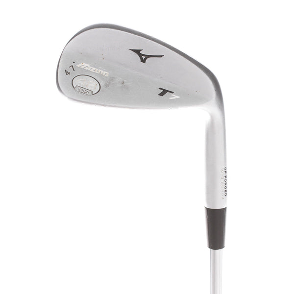 Mizuno T-7 Steel Mens Right Hand Gap Wedge 47* 8 Bounce S Grind Stiff - Steel