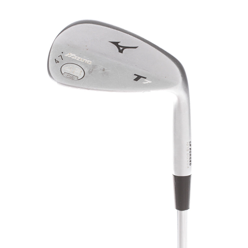 Mizuno T-7 Steel Mens Right Hand Gap Wedge 47* 8 Bounce S Grind Stiff - Steel