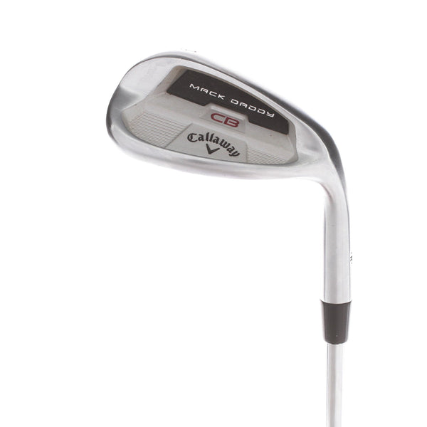 Callaway Mack Daddy cb Steel Mens Right Hand Lob Wedge 60* 12 Bounce S Grind Wedge Flex - KBS Hi-Rev 2.0 105g