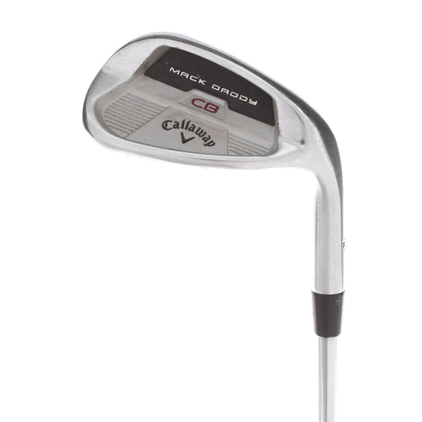 Callaway Mack Daddy cb Steel Mens Right Hand Gap Wedge 52* 12 Bounce S Grind Wedge Flex - KBS Hi-Rev 2.0 105g