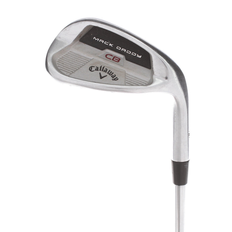 Callaway Mack Daddy cb Steel Mens Right Hand Gap Wedge 52* 12 Bounce S Grind Wedge Flex - KBS Hi-Rev 2.0 105g
