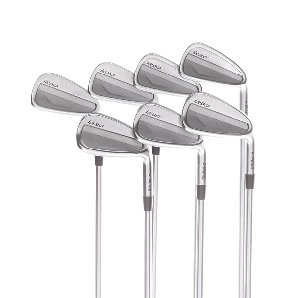 Ping I230 Steel Mens Right Hand Irons 4-PW Black Dot Stiff - Project X LS 120