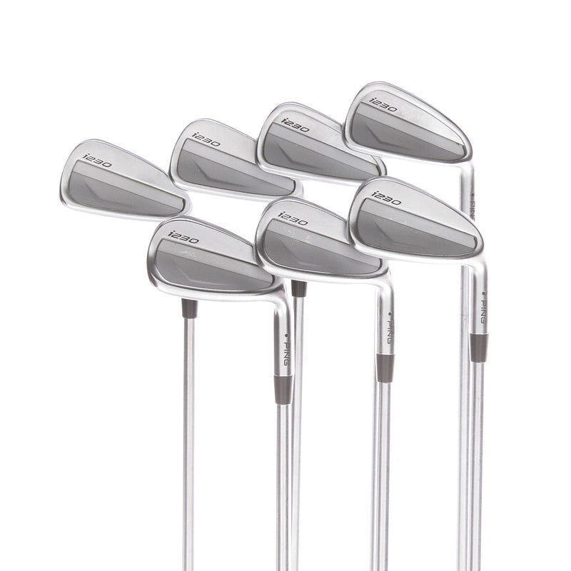 Ping I230 Steel Mens Right Hand Irons 4-PW Black Dot Stiff - Project X LS 120