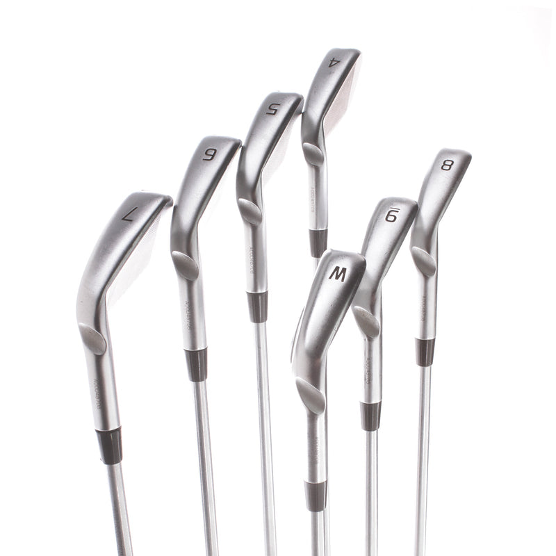 Ping I230 Steel Mens Right Hand Irons 4-PW Black Dot Stiff - Project X LS 120