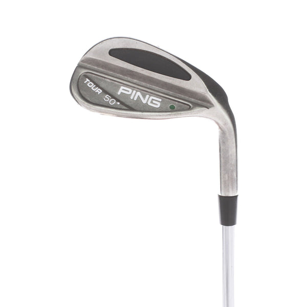 Ping Tour Steel Mens Right Hand Gap Wedge Green Dot 50* 10 Bounce S Grind Wedge Flex - Steel