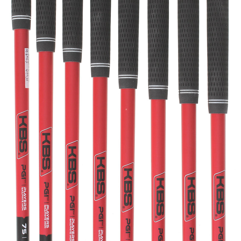 Cobra DarkSpeed Graphite Mens Right Hand Irons 5-GW+SW Regular - KBS Pgi 75g