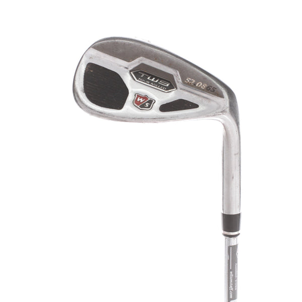 Wilson TW9 Tour Milled Steel Mens Right Hand Gap Wedge 52* 8 Bounce S Grind Wedge Flex - Dynamic Gold