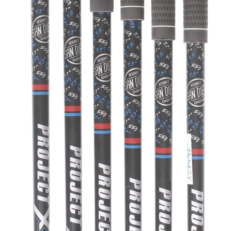 Callaway XR Graphite Mens Right Hand Irons 6-SW Senior - Project-X 4.5