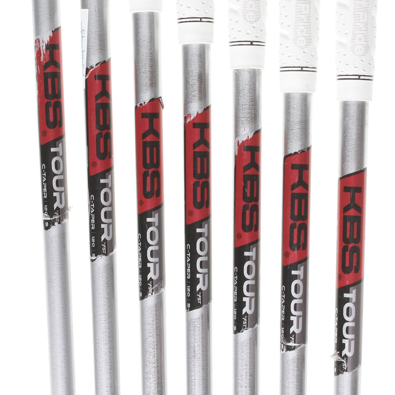 Cobra King Forged MB Steel Mens Right Hand Irons 4-PW Stiff - KBS Tour C-Taper 120g