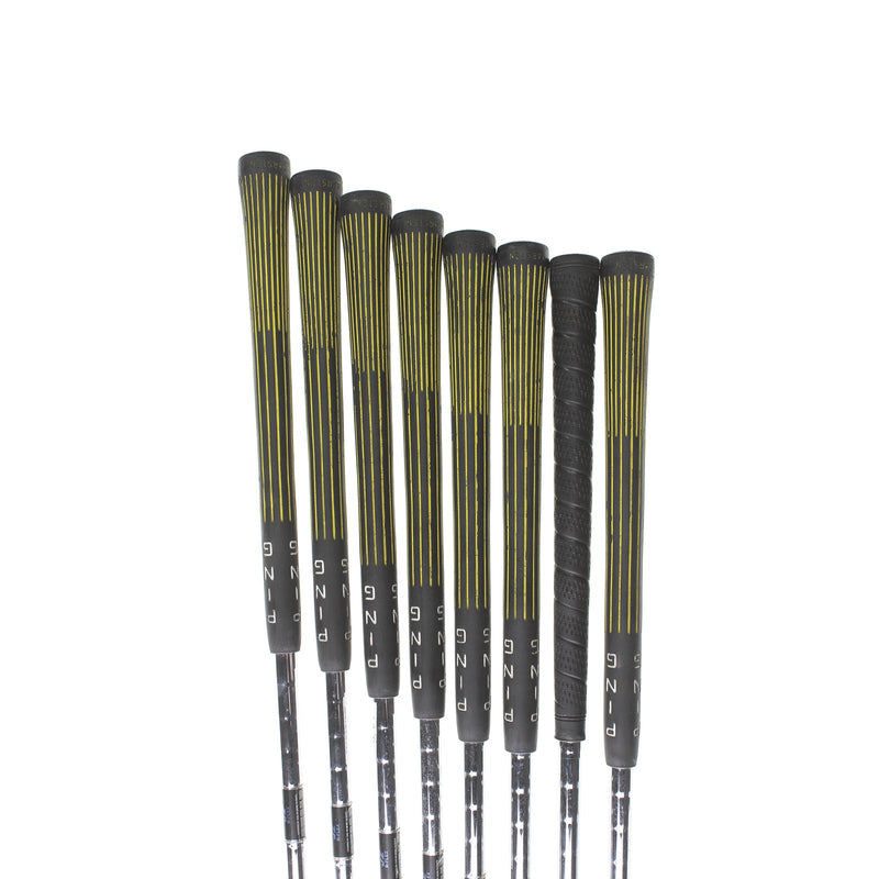 Ping ISI.K Steel Mens Right Hand Irons 5-LW Blue Dot 1* Upright Regular - Cushin jz