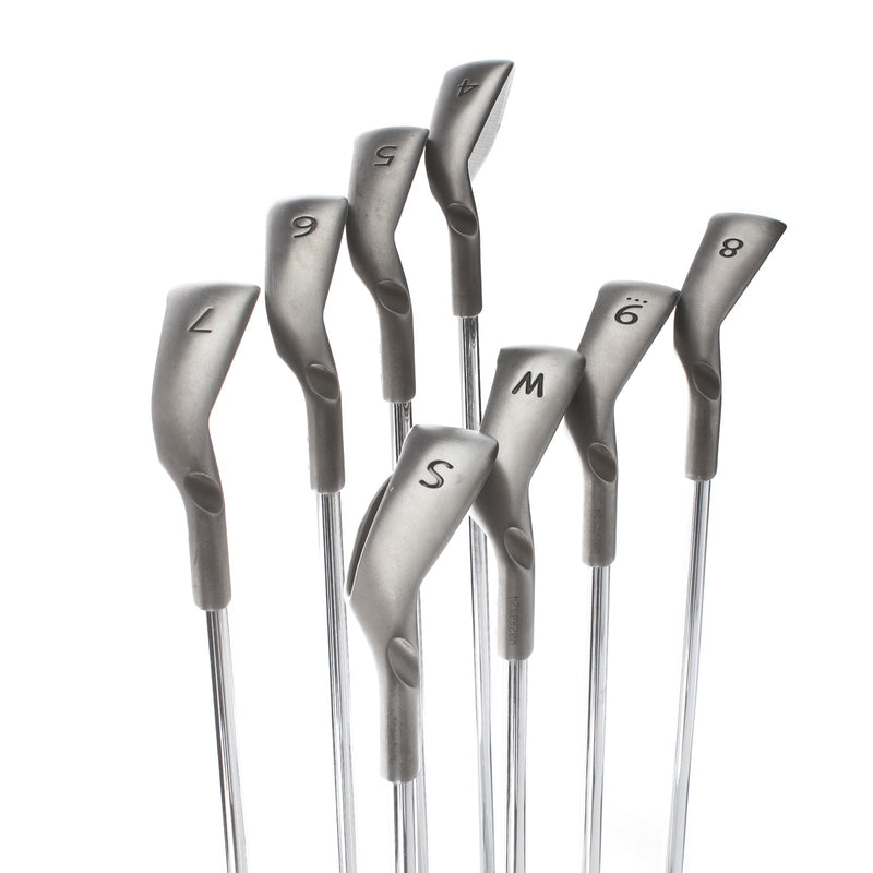 Ping G-15 Steel Mens Right Hand Irons 4-SW White Dot Stiff - Steel