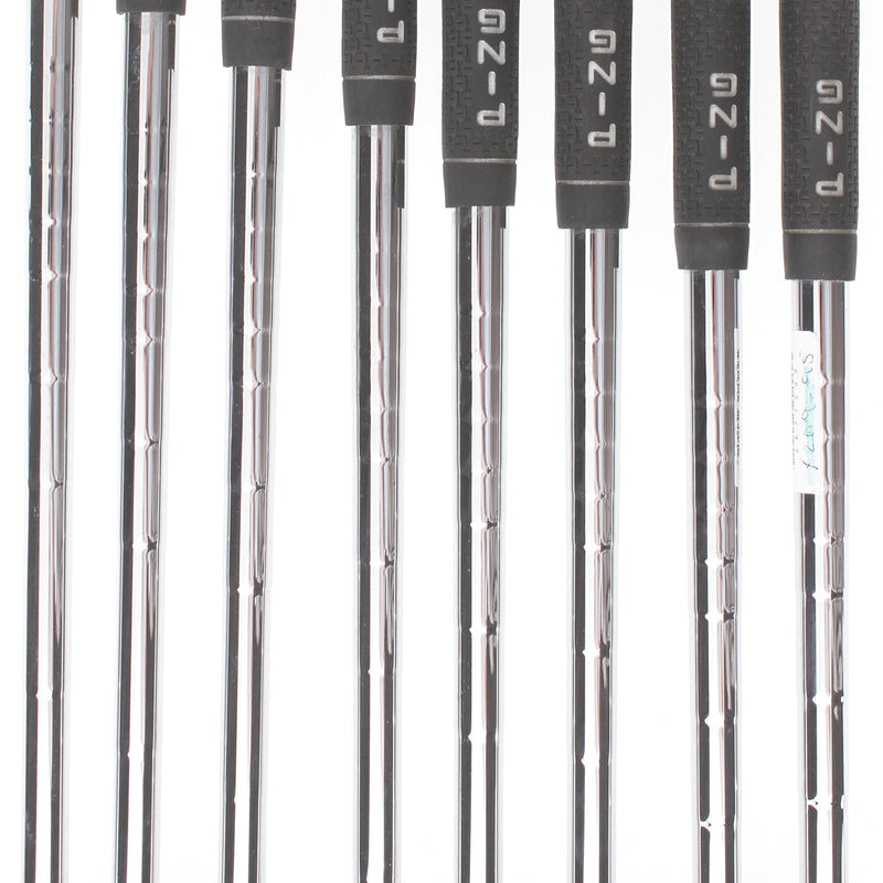 Ping G-15 Steel Mens Right Hand Irons 4-SW White Dot Stiff - Steel