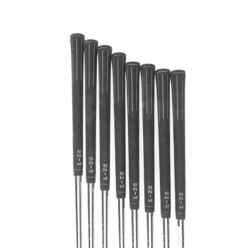 Ping G-15 Steel Mens Right Hand Irons 4-SW White Dot Stiff - Steel