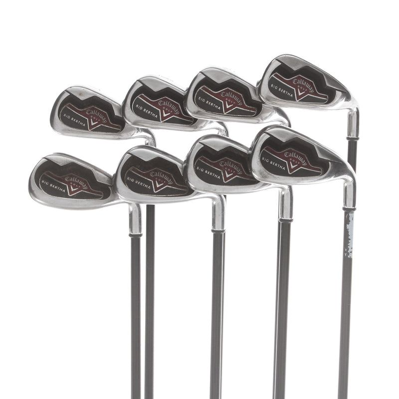 Callaway Big Bertha Graphite Mens Right Hand Irons 4-SW Regular - Callaway Graphite 75 g