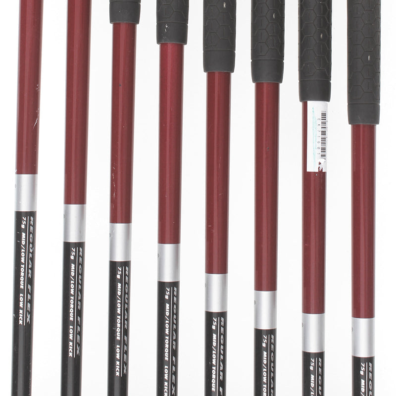 Callaway Big Bertha Graphite Mens Right Hand Irons 4-SW Regular - Callaway Graphite 75 g