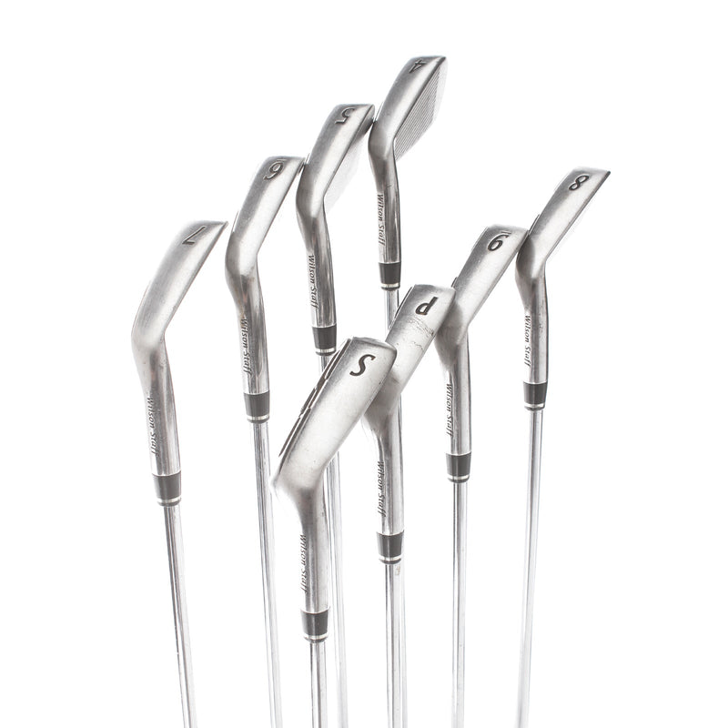 Wilson Ci-9 Steel Mens Right Hand Irons 4-SW Regular - SS-105 FST