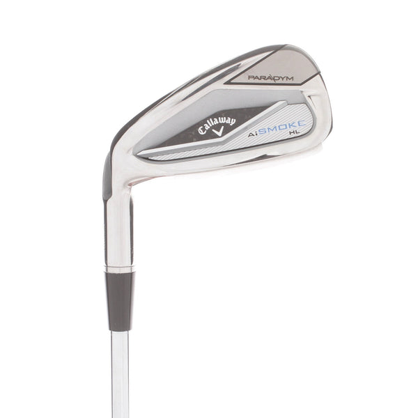 Callaway Ai Smoke HL Steel Mens Left Hand 7 Iron 30* Stiff - Elevate MPH 85g