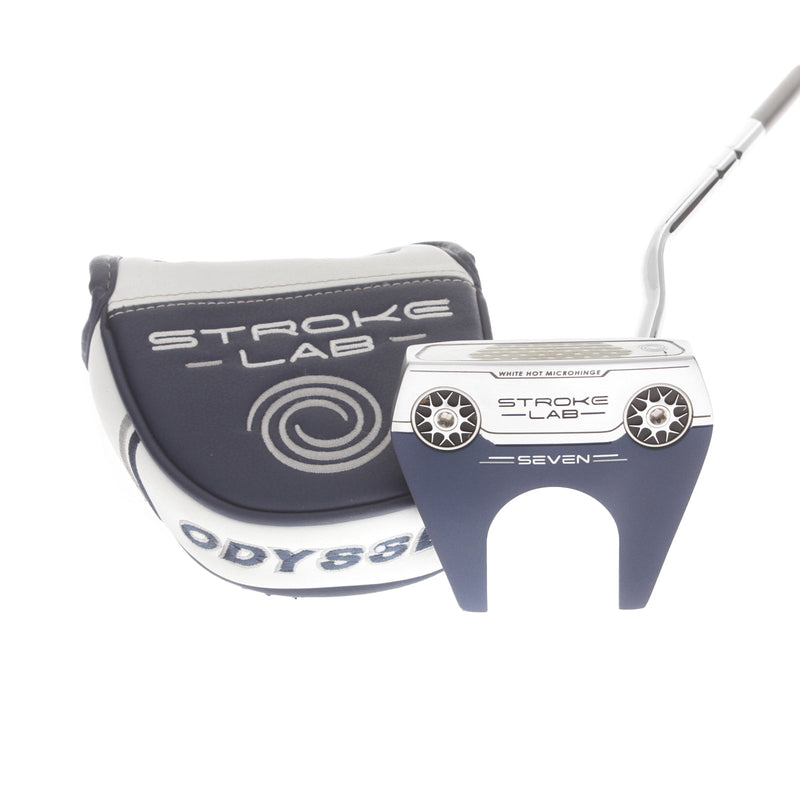 Odyssey Stroke Lab 7 Mens Right Hand Putter 33" Mid-Mallet Putter - Odyssey Stroke Lab Super Stroke Pistol GT 1.0