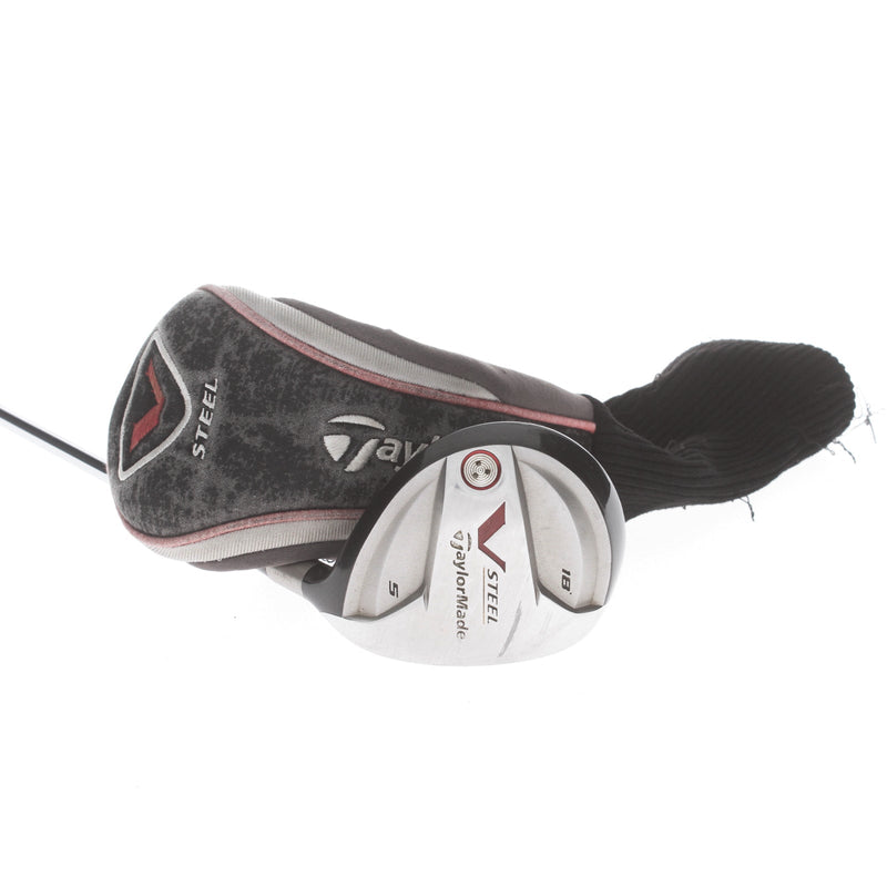 TaylorMade V-Steel Steel Mens Right Hand Fairway 5 Wood 18* Regular - Dynamic Gold Lite