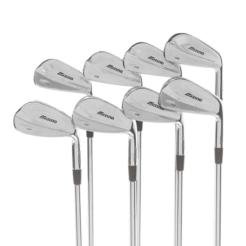 Mizuno MP-68 Steel Mens Right Hand Irons 3-PW Stiff - Dynamic Gold S300