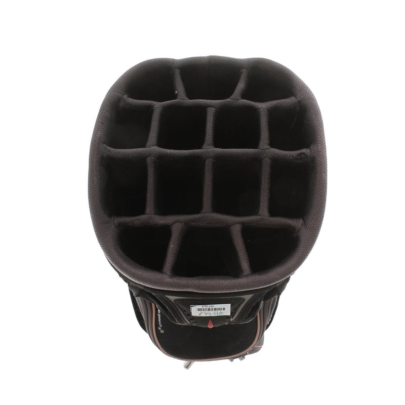 Ping Ping Cart Bag - Black/Gray/Red