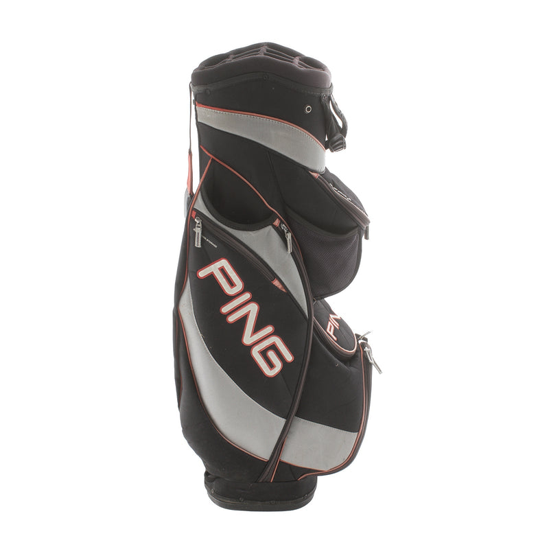 Ping Ping Cart Bag - Black/Gray/Red