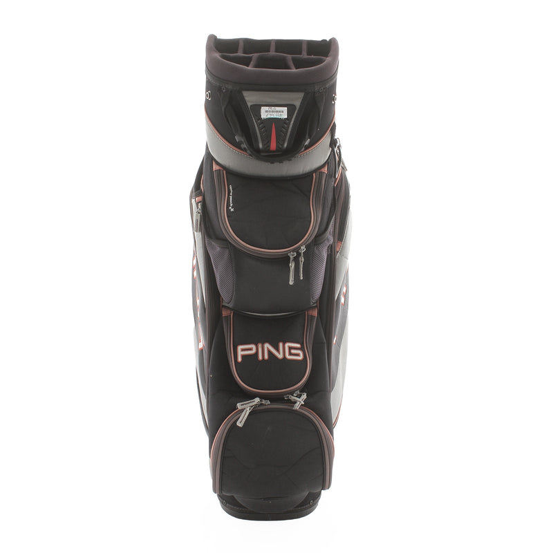 Ping Ping Cart Bag - Black/Gray/Red