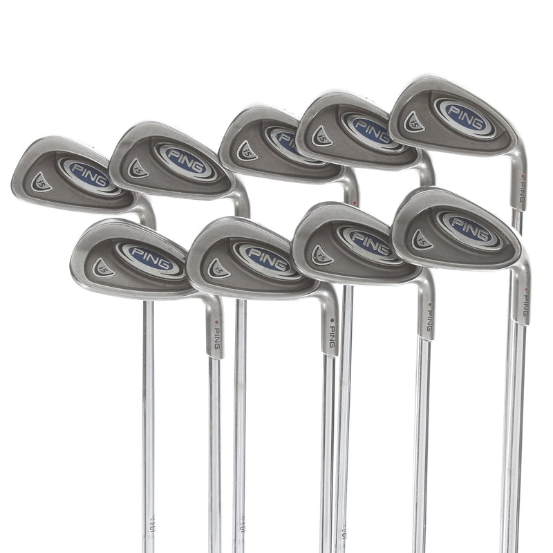 Ping i-5 Steel Mens Right Hand Irons 3-SW Red Dot Regular - Steel