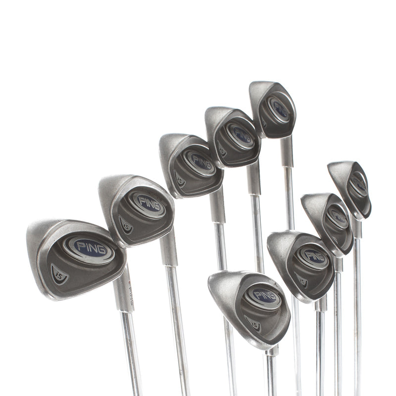 Ping i-5 Steel Mens Right Hand Irons 3-SW Red Dot Regular - Steel