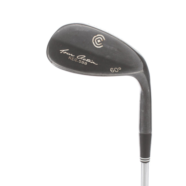 Cleveland Tour Action Rec 588 Steel Mens Right Hand Lob Wedge 60* 10 Bounce S Grind Wedge Flex - True Temper
