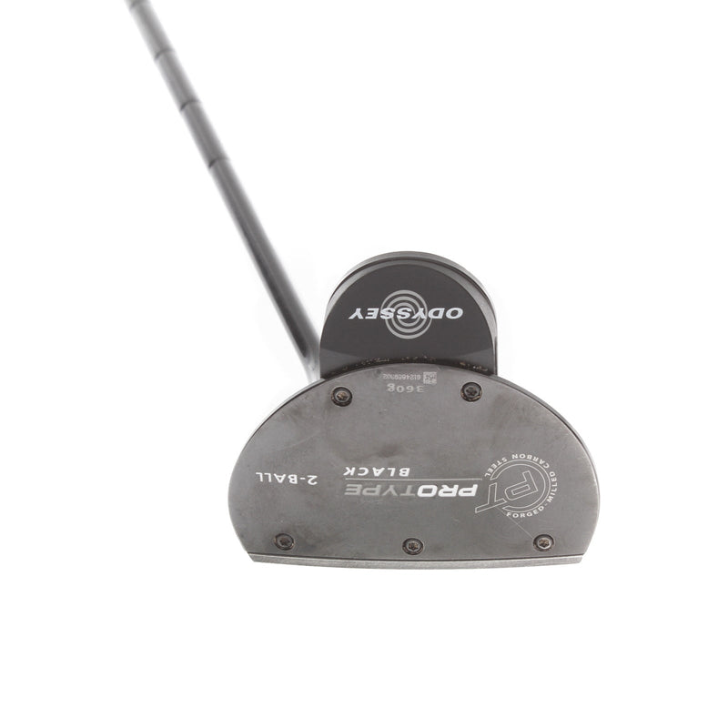 Odyssey 2 ball prototype black Mens Right Hand Putter 34" Mallet - Super stroke pistol gt 1.0
